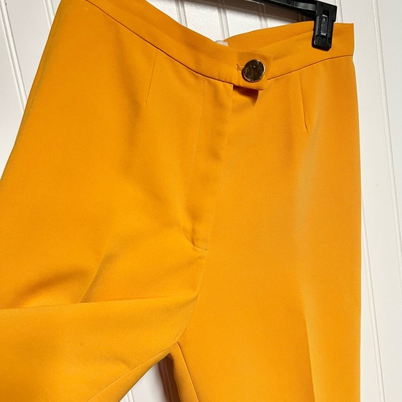 Keepsake Follower Pant Trouser Crepe Size Large L Mustard Yellow - Picture 5 of 9